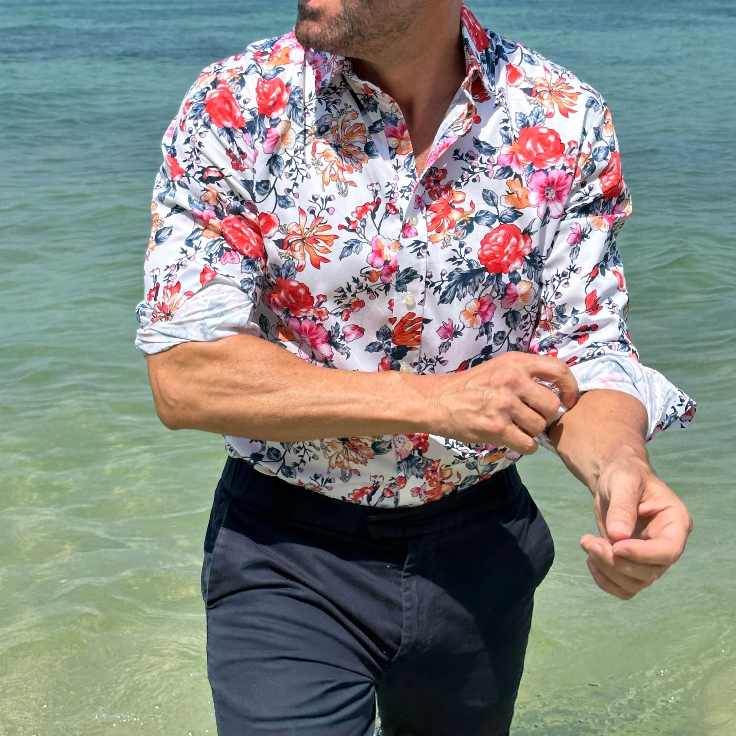 Rose Garden Party Shirt- Small Batch Series
