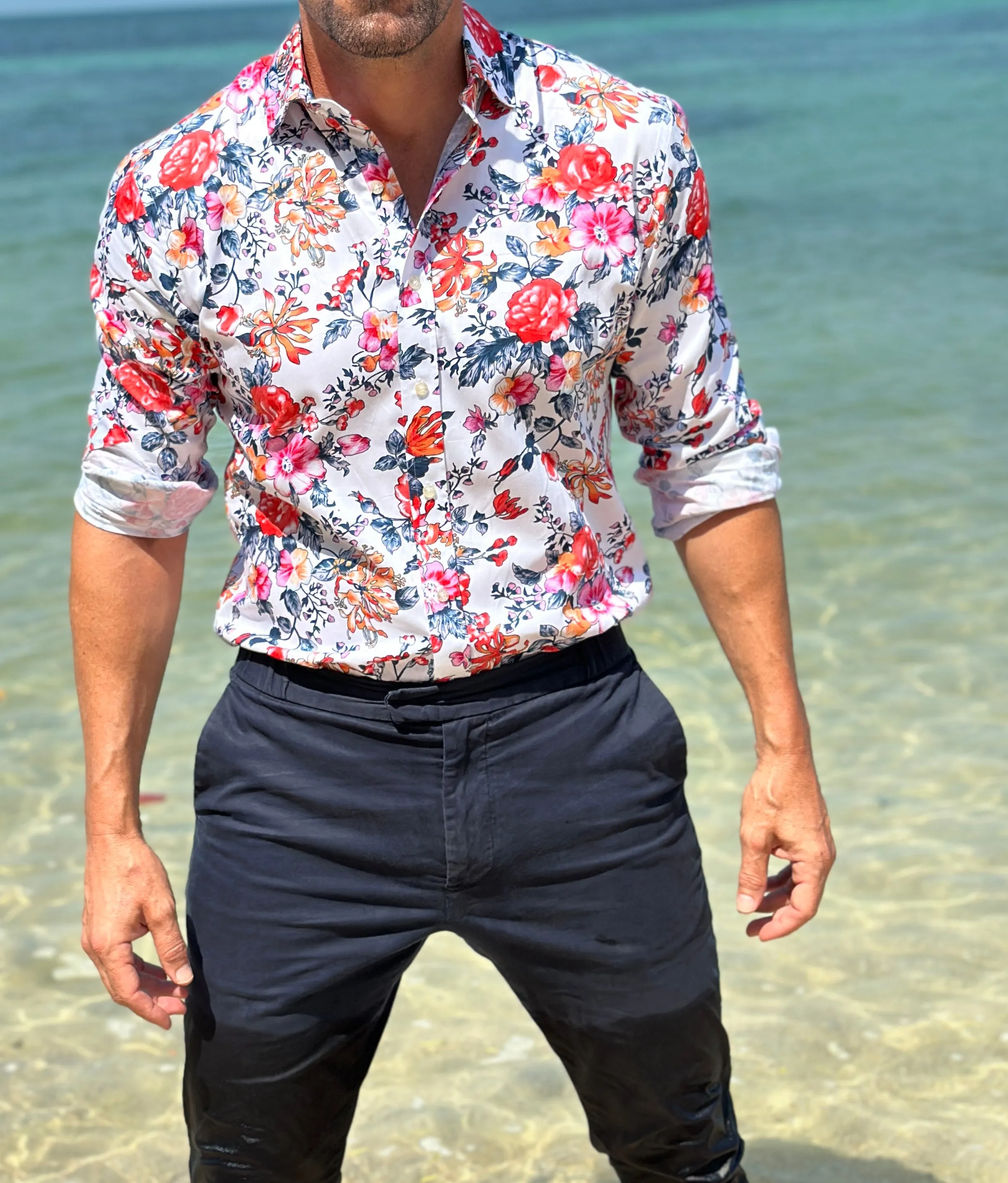 Rose Garden Party Shirt- Small Batch Series