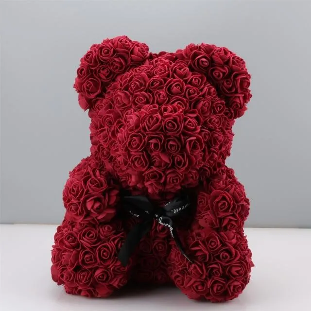 Rose Teddy Bear 25 Cm
