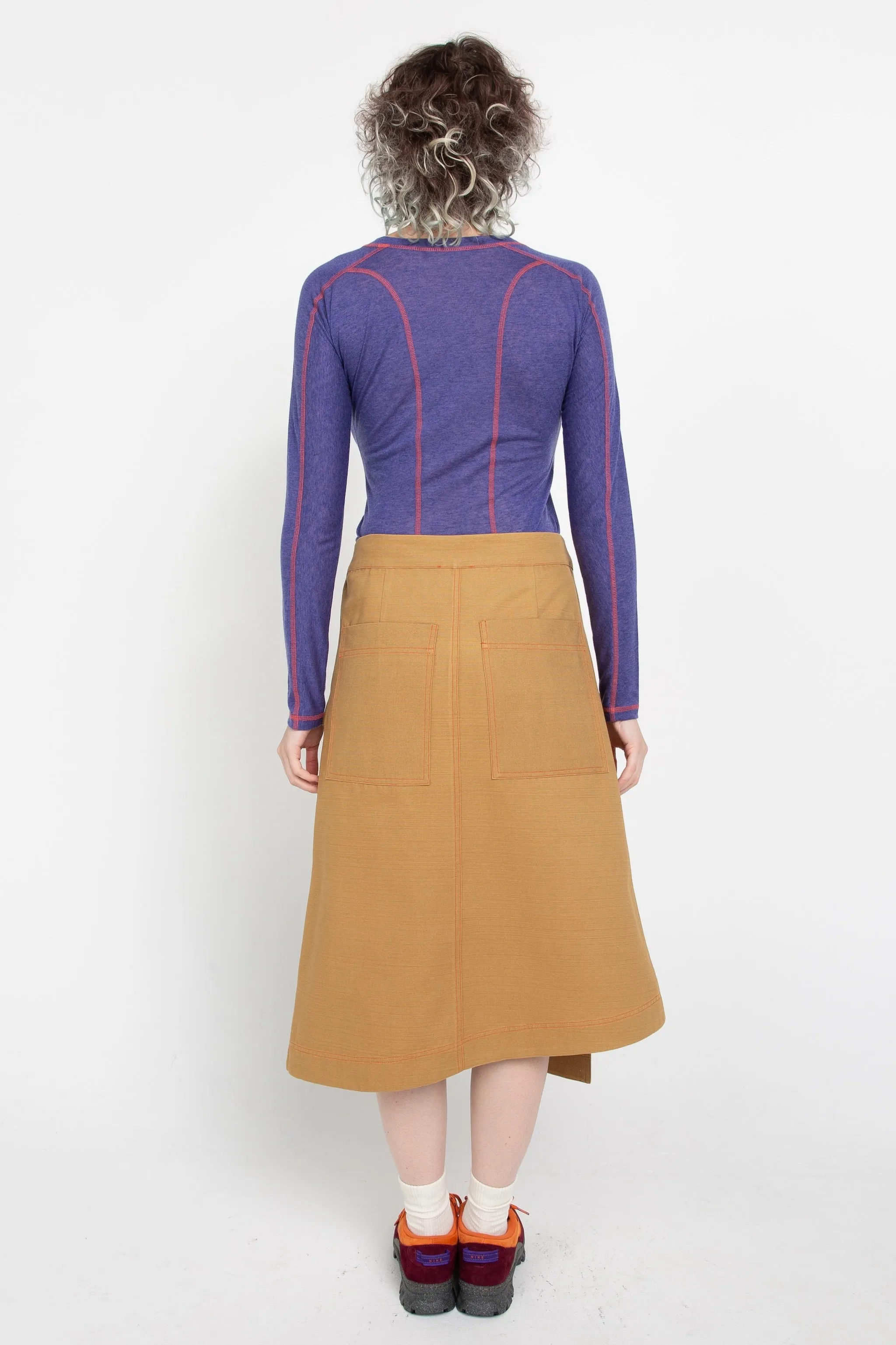Sand wrap skirt