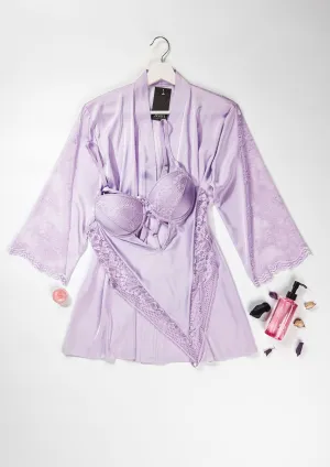 Sexy Teddy Robe Set 6117