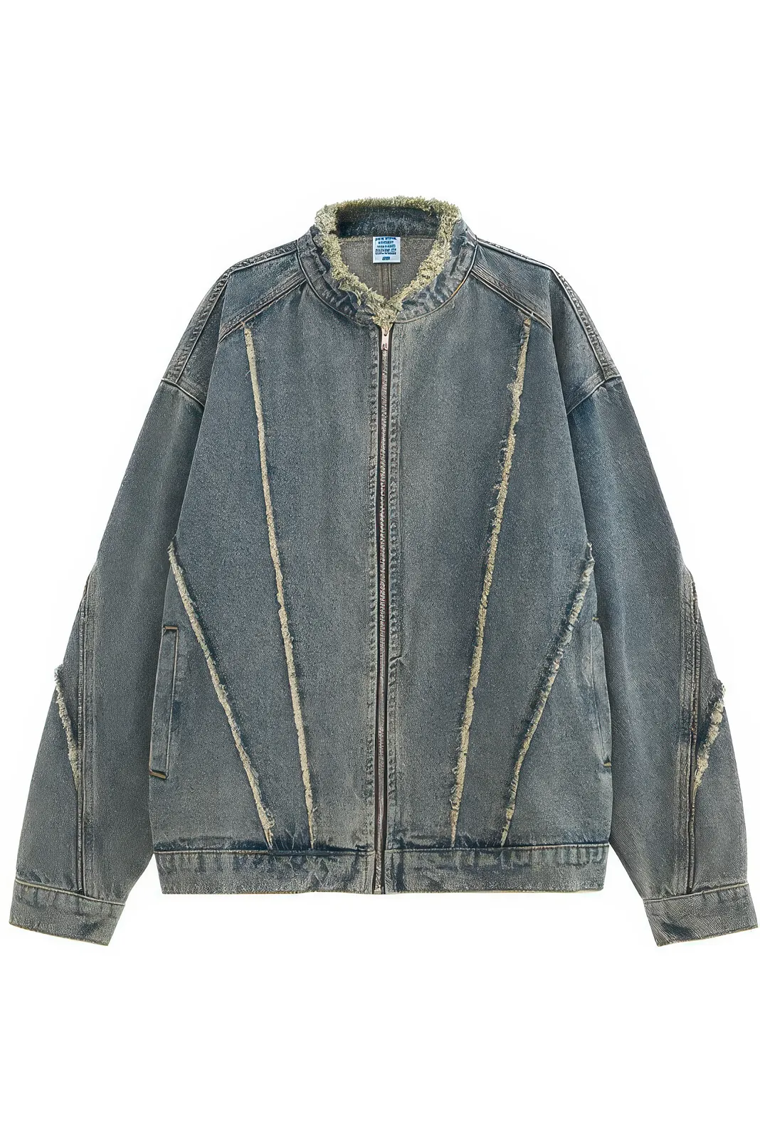 Short Raw Hem Denim Jacket – 2024 Collection