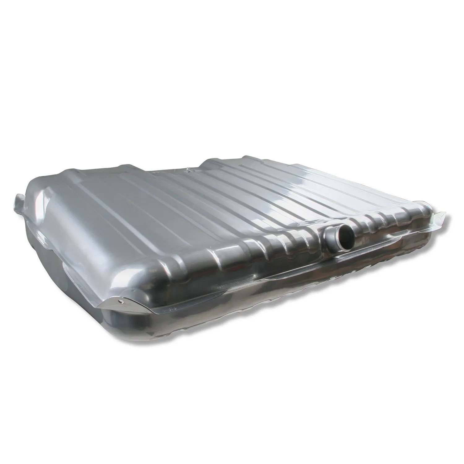 Sniper EFI Fuel Tank - 24 Gal. - 400 lph Pump - 1/4" NPT Outlet Port - 1/4" NPT Return Port - Sending Unit - Steel - Silver Powder Coat - GM A-Body 1964-67