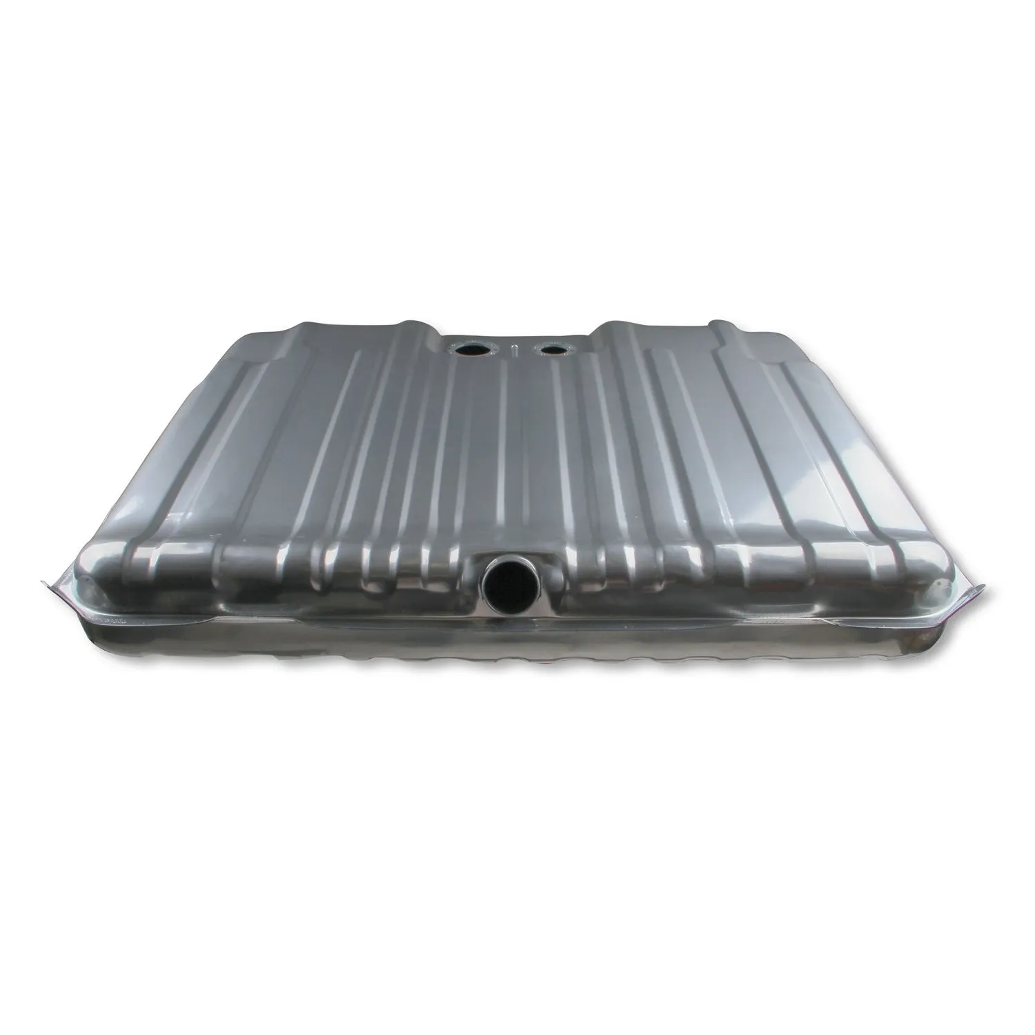 Sniper EFI Fuel Tank - 24 Gal. - 400 lph Pump - 1/4" NPT Outlet Port - 1/4" NPT Return Port - Sending Unit - Steel - Silver Powder Coat - GM A-Body 1964-67
