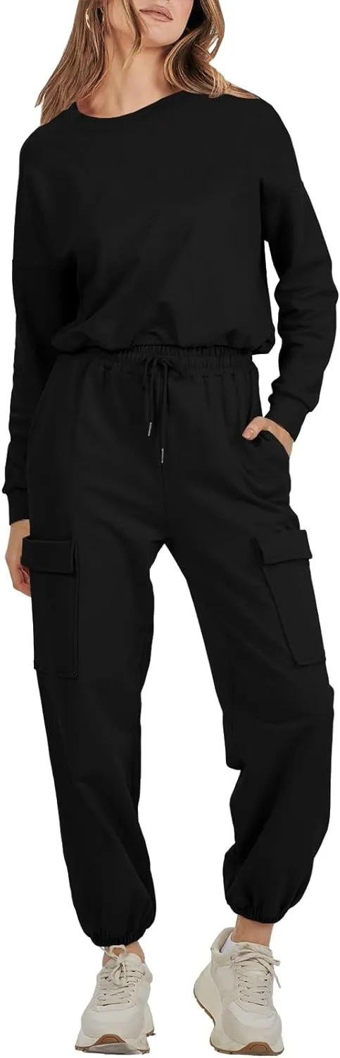 Sporty Long Sleeve & Cargo Sweat Sets