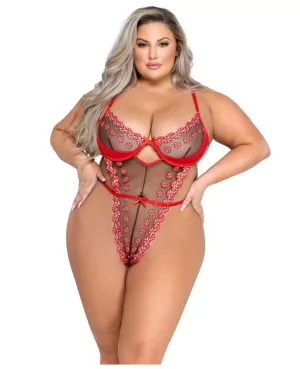 Sticky & Sweet- Plus Size Teddy