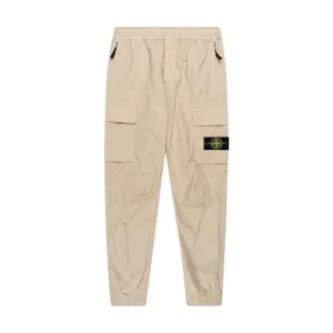 stone island slim cargo pants (beige)