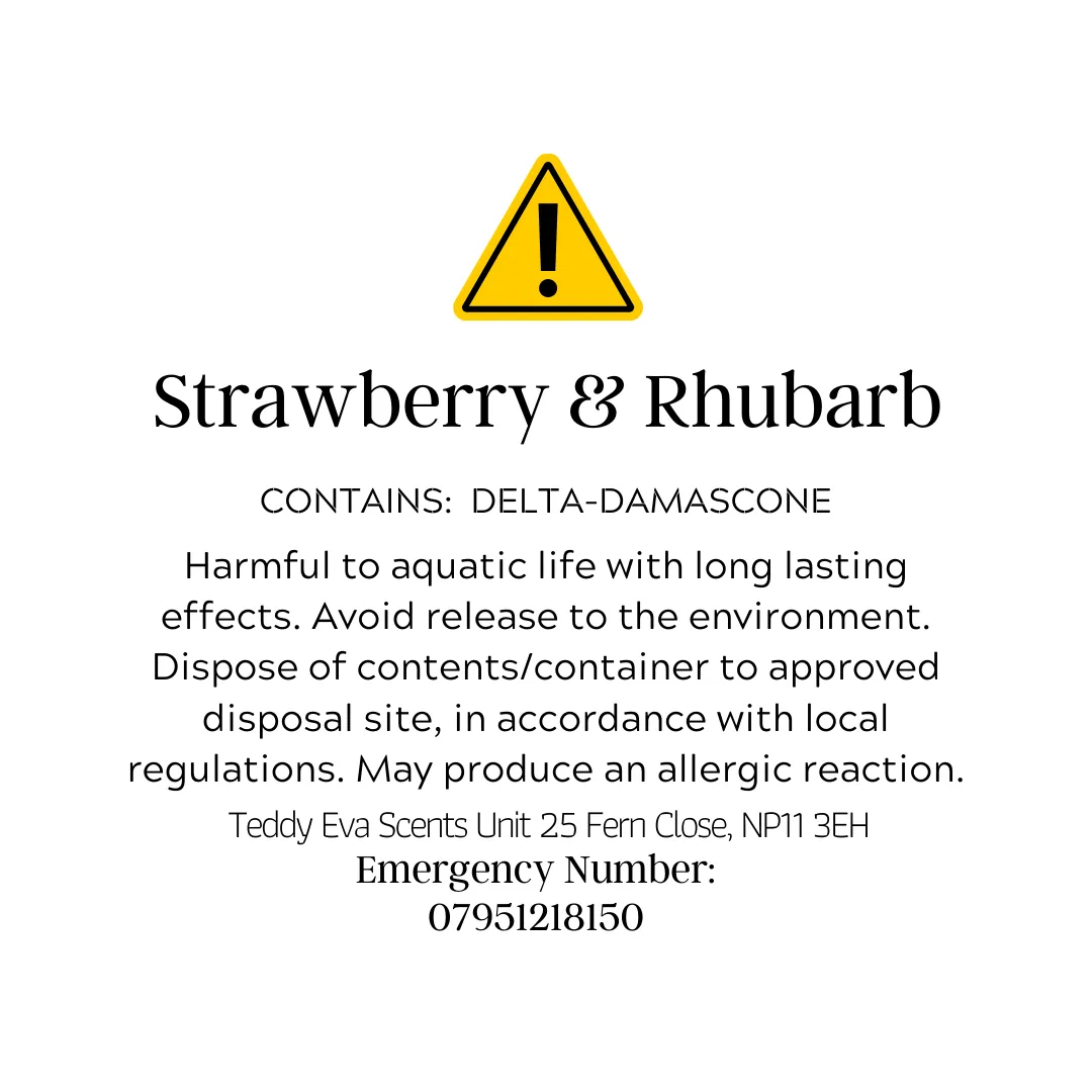Strawberry Rhubarb Clamshell
