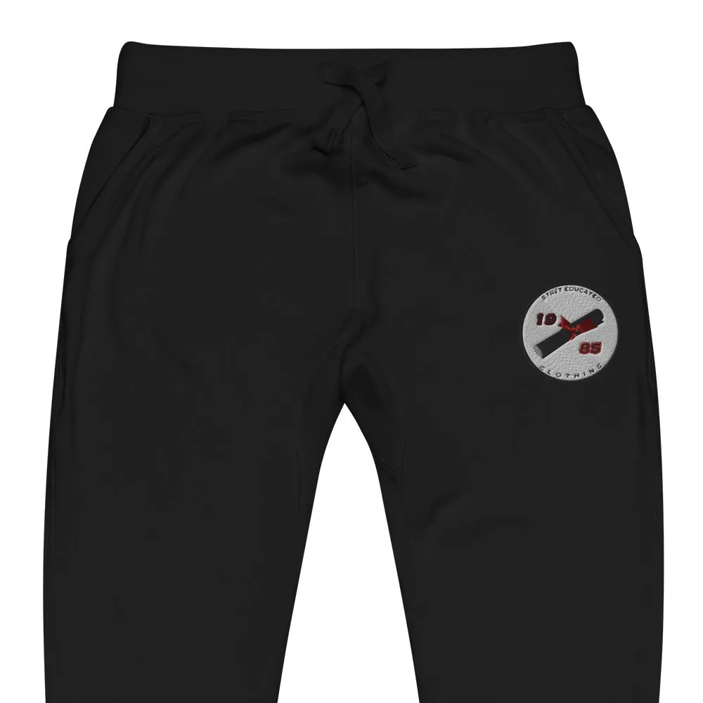 Strēt Educated Classic Logo fleece sweatpants