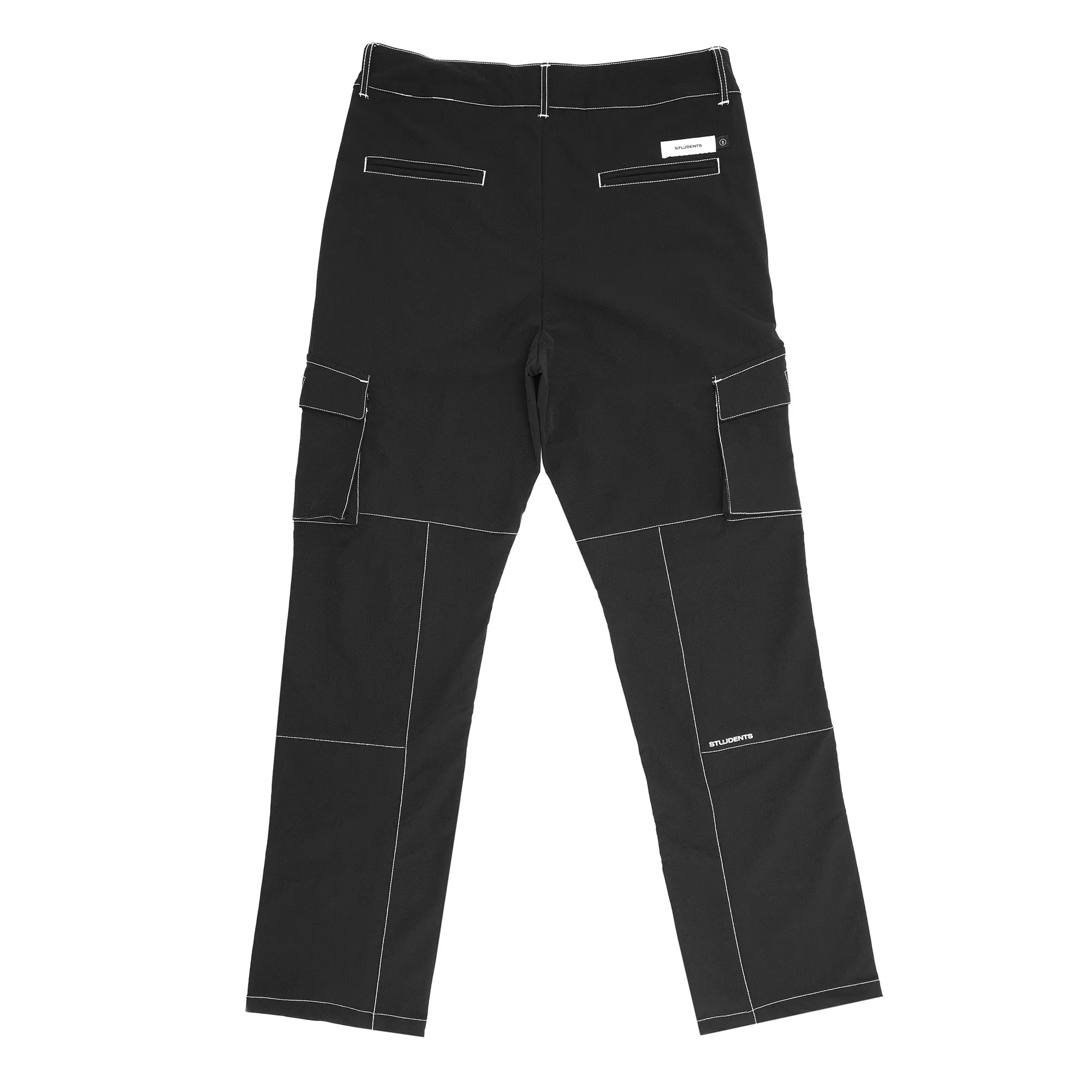 Students Golf Cedric Nylon Cargo Pants - BLACK