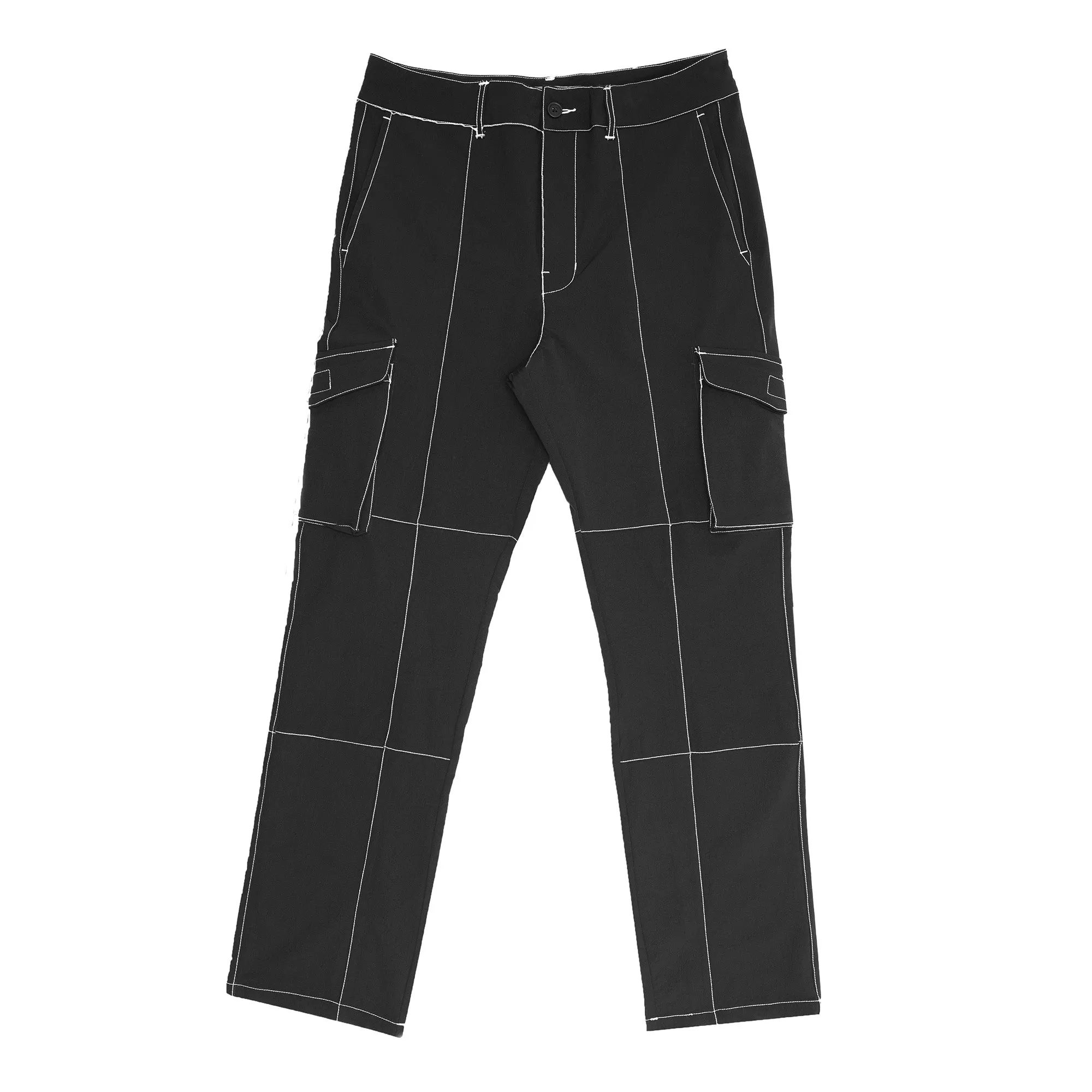 Students Golf Cedric Nylon Cargo Pants - BLACK