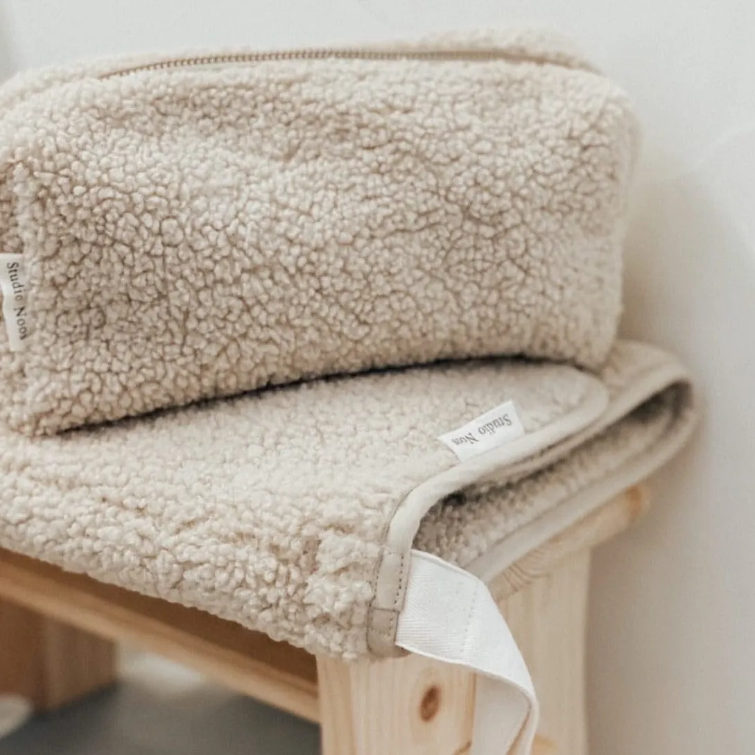 Studio Noos Teddy Changing Pouch / Toiletry Bag (Ecru)