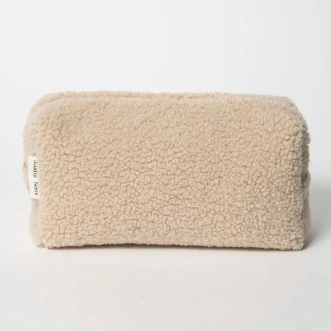 Studio Noos Teddy Changing Pouch / Toiletry Bag (Ecru)