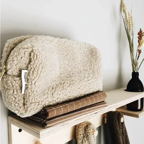 Studio Noos Teddy Changing Pouch / Toiletry Bag (Ecru)
