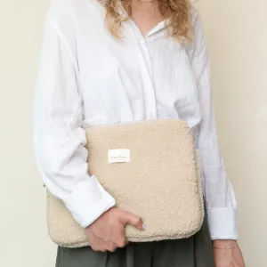 Studio Noos Teddy Laptop Sleeve (Ecru)
