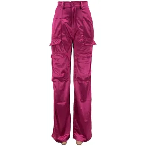 STYLISH ROSE SIDE POCKETCARGO  PANTS