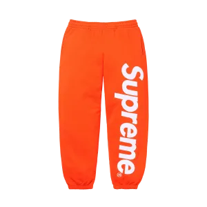 Supreme Satin Appliqué Sweatpant 'Orange'