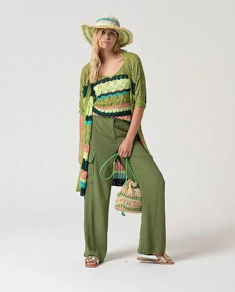 Surkana - Pants cargo green - 525LIVI521