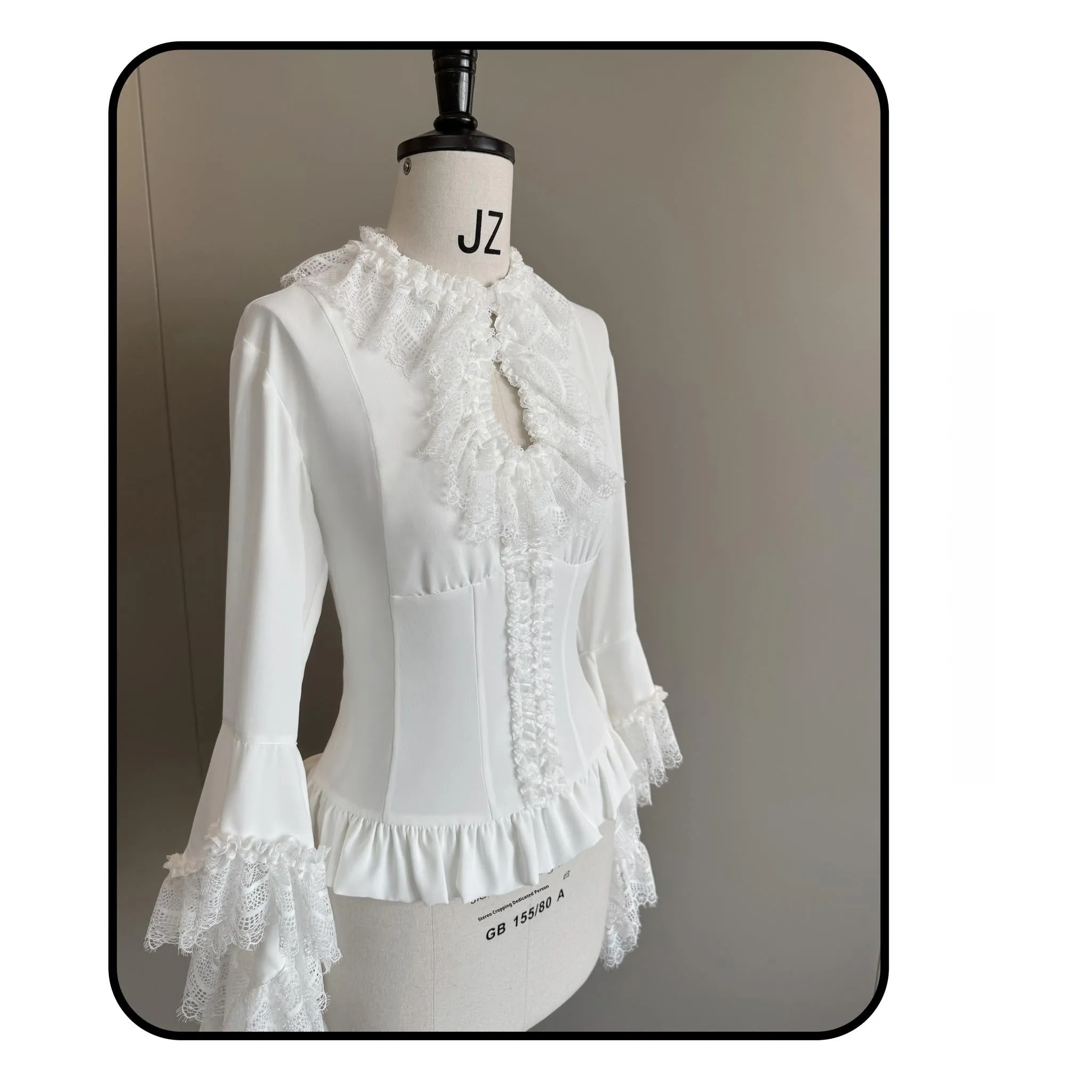 Susin Lolita~Night Traveler~Gothic Lolita Skirt Long Coat Long-Sleeved Shirt and Bustier