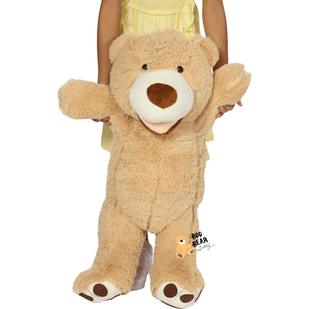 Teddy Bear 2 Foot Size Soft Teddy Bear by Boo Bear (Flower Ad-On)