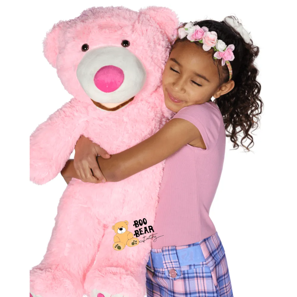 Teddy Bear 2 Foot Size Soft Teddy Bear by Boo Bear (Flower Ad-On)