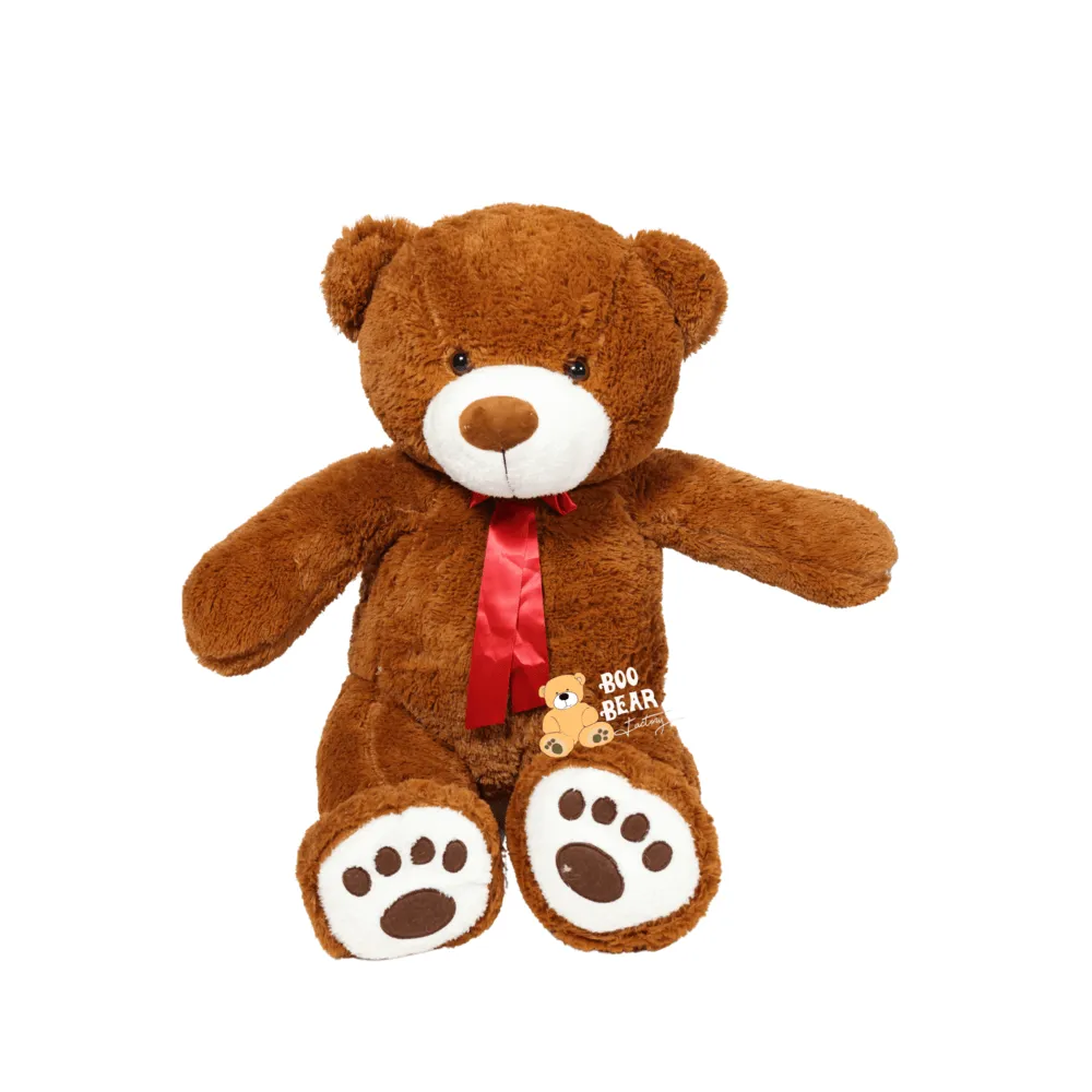 Teddy Bear 2 Foot Size Soft Teddy Bear by Boo Bear (Flower Ad-On)