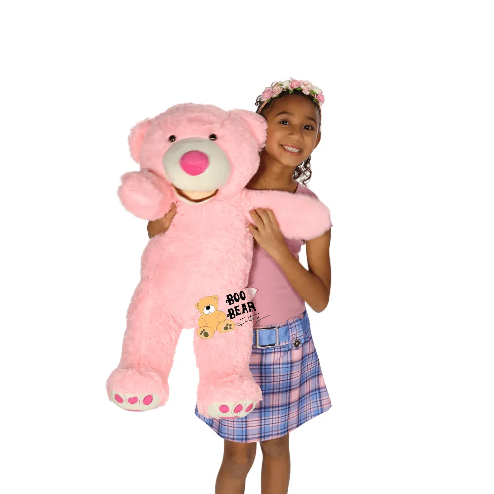 Teddy Bear 2 Foot Size Soft Teddy Bear by Boo Bear (Flower Ad-On)