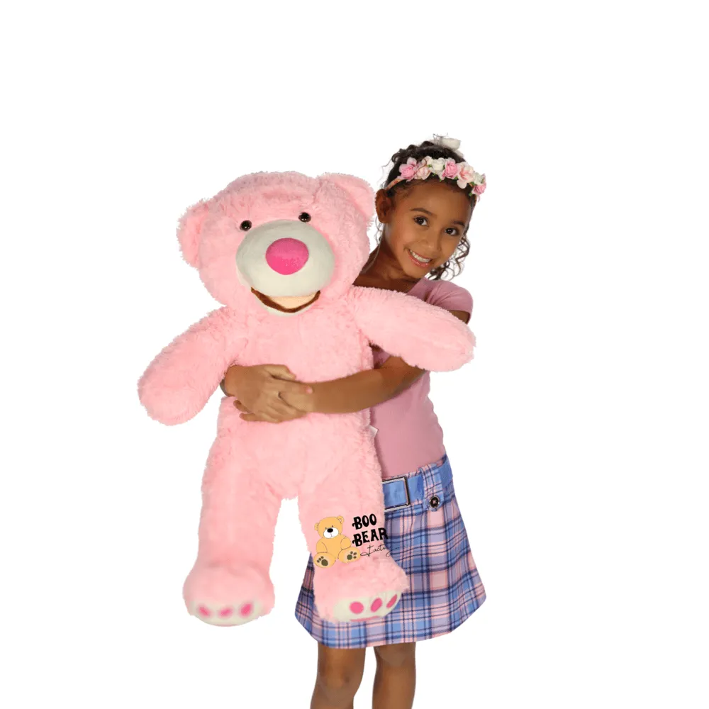 Teddy Bear 2 Foot Size Soft Teddy Bear by Boo Bear (Flower Ad-On)