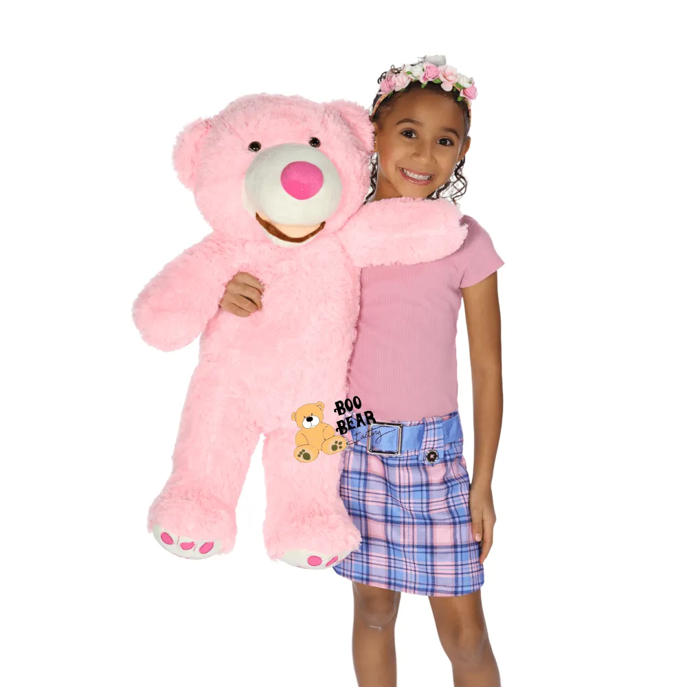 Teddy Bear 2 Foot Size Soft Teddy Bear by Boo Bear (Flower Ad-On)