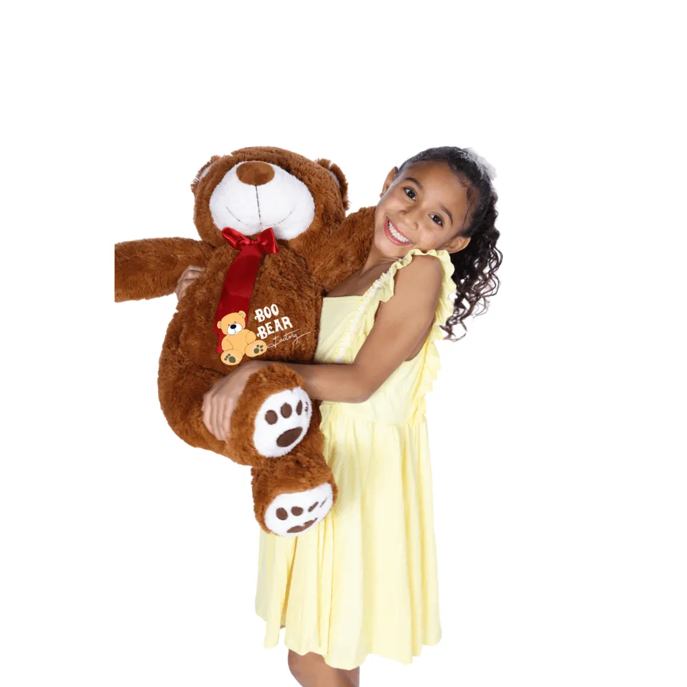 Teddy Bear 2 Foot Size Soft Teddy Bear by Boo Bear (Flower Ad-On)