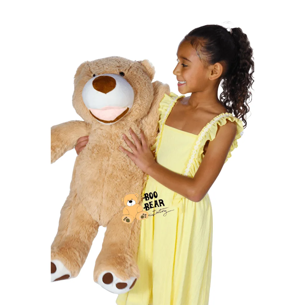 Teddy Bear 2 Foot Size Soft Teddy Bear by Boo Bear (Flower Ad-On)