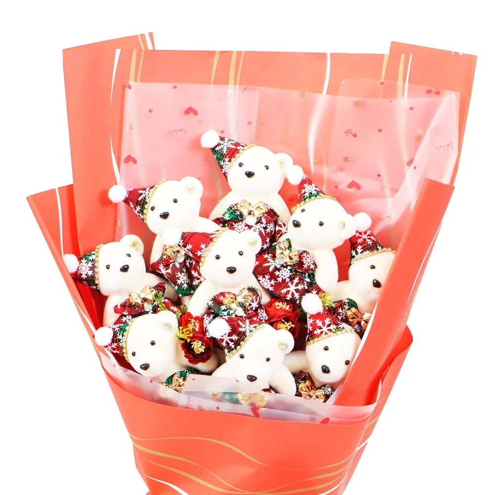 Teddy Bear Bouquet - Warm Winter Christmas