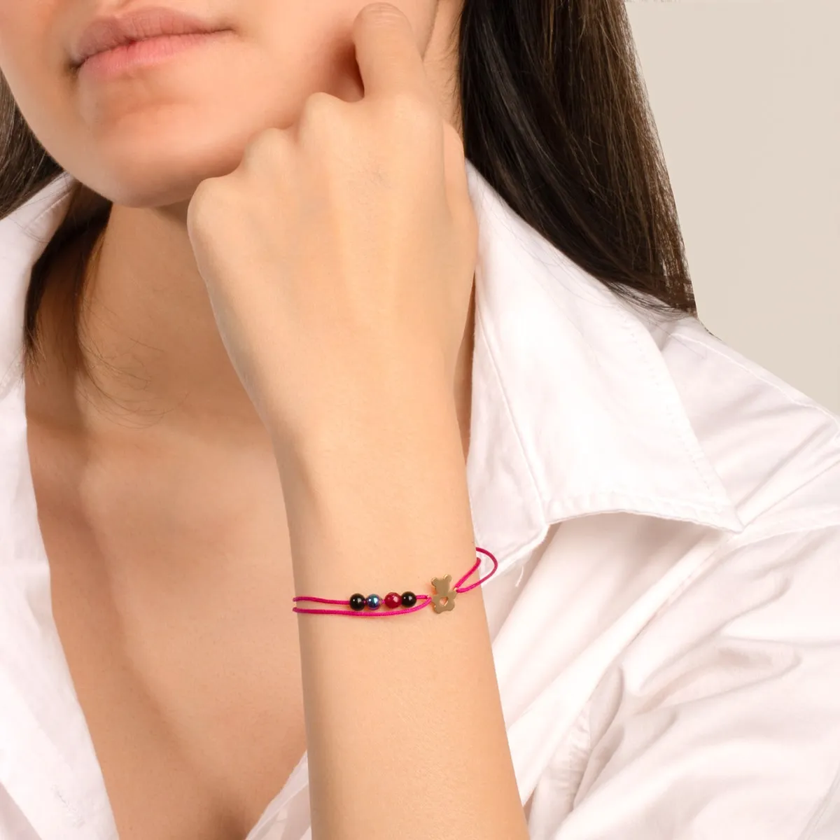 Teddy Bear Cord Bracelet