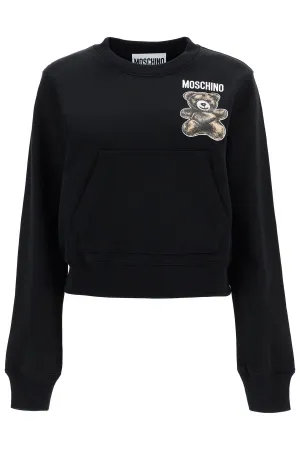 Teddy Bear Graphic Organic Cotton Sweater