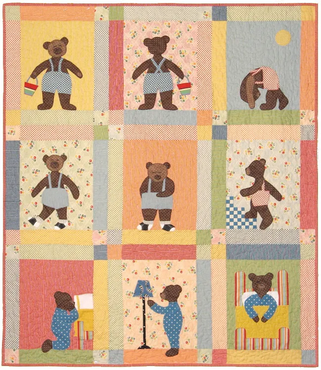 Teddy Bear, Teddy Bear Quilt Pattern