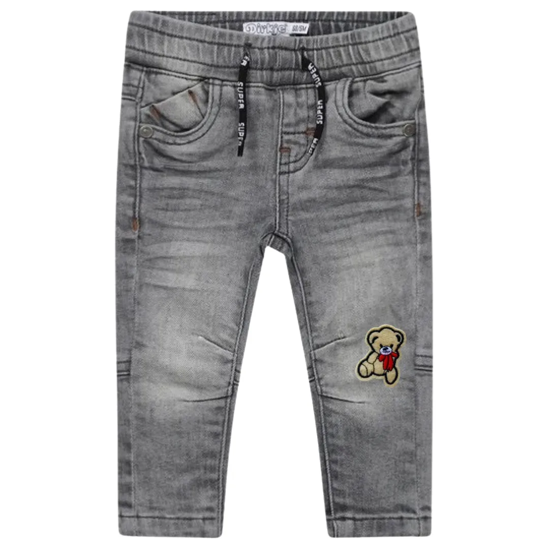 Teddy Beer Strijk Patch Beige