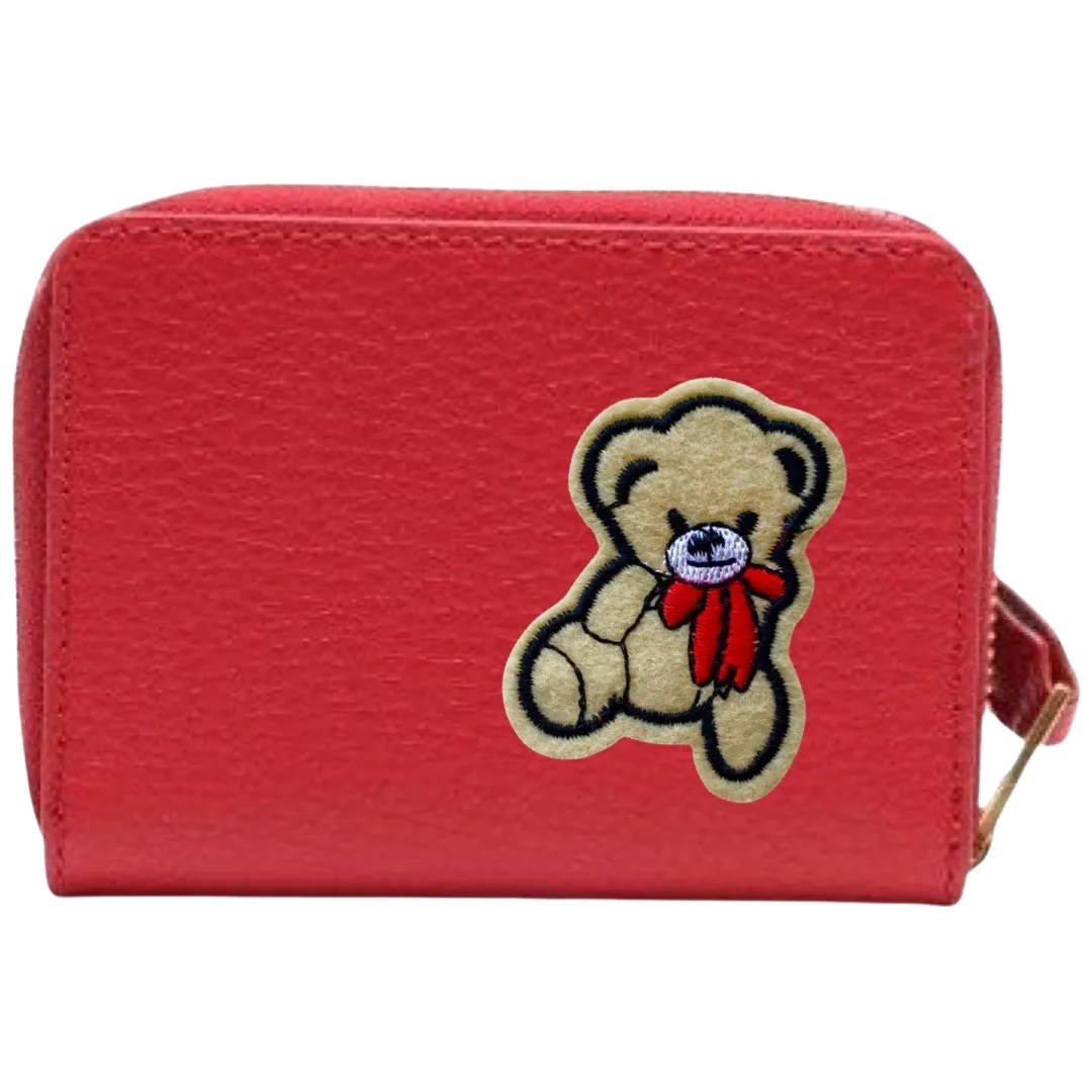 Teddy Beer Strijk Patch Beige