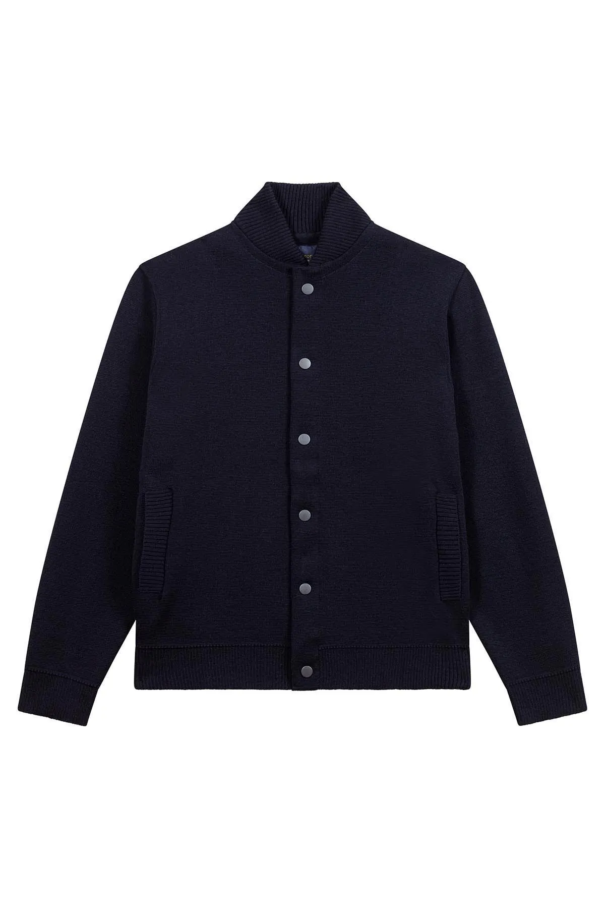 Teddy bleu marine en maille milano