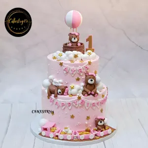 Teddy Celebration 5kg Cake