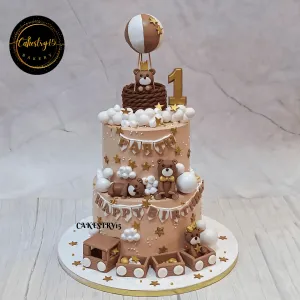 Teddy Express 3kg Birthday Cake