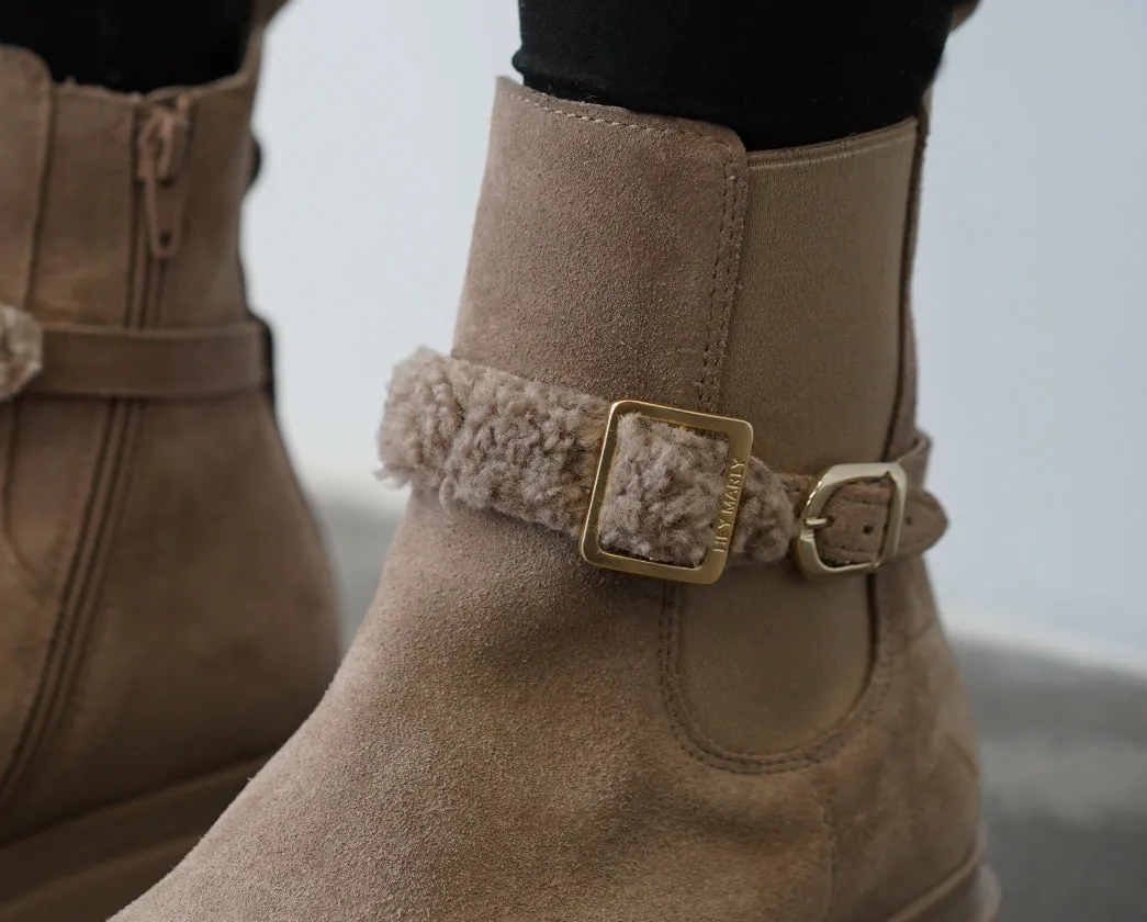 Teddy Loop - Classy Aesthetic Low - Suede