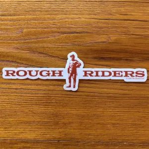 Teddy Roosevelt "Rough Riders" Sticker