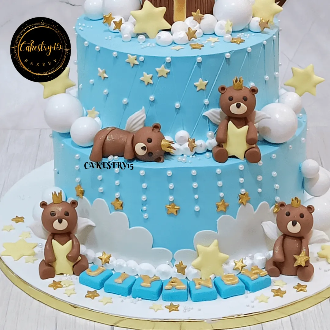 Teddy Snuggle 5kg Cake