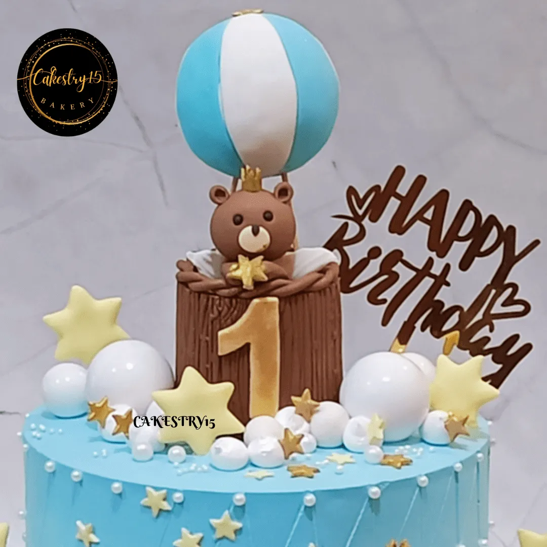 Teddy Snuggle 5kg Cake