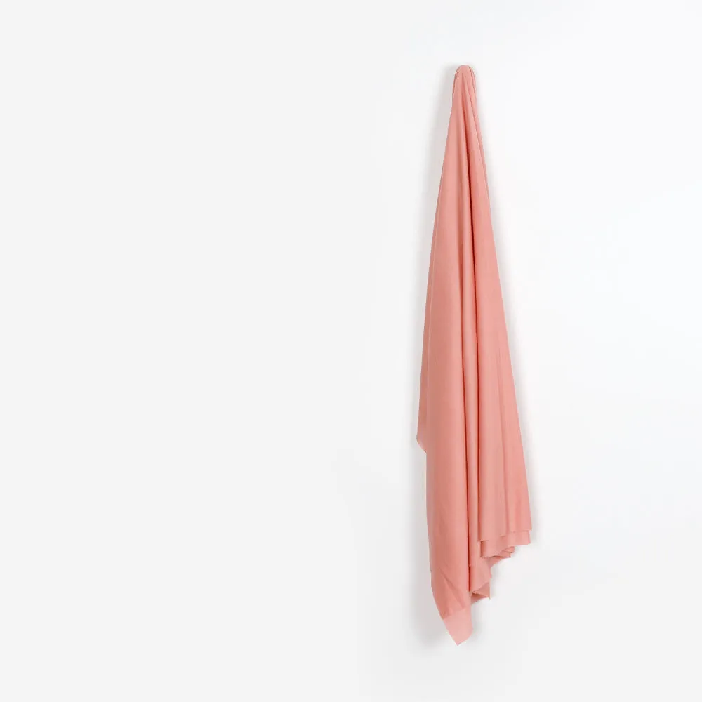 Tencel 1x1 Rib Knit - Salmon