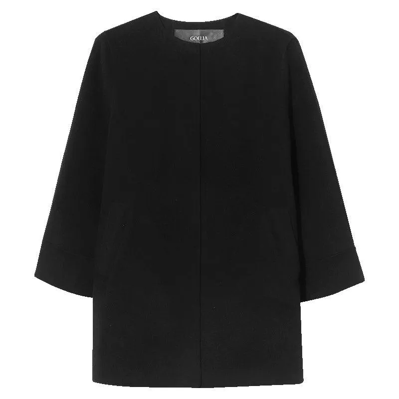 Tencel & Woolen Wrapped Coat