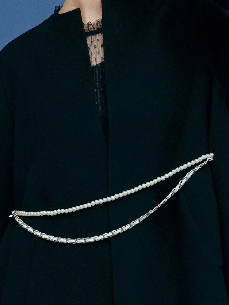 Tencel & Woolen Wrapped Coat