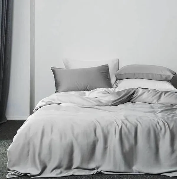 Tencel Basic Set - 1 Duvet cover, 1 Fitted sheet and 2 Pillow cases