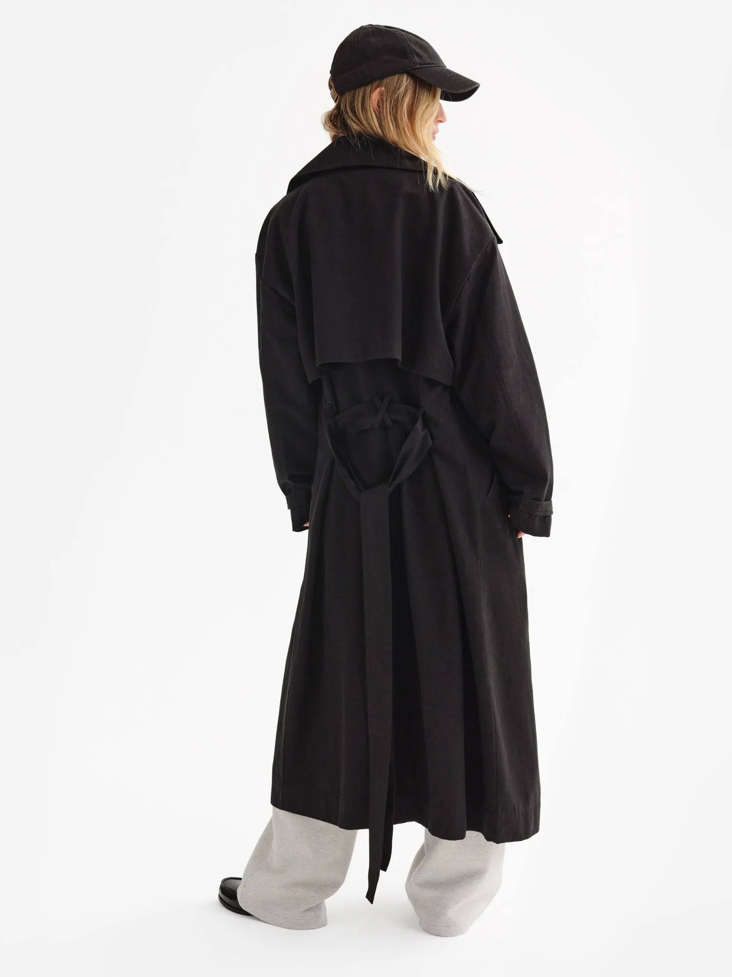 Tencel Twill Trench Coat