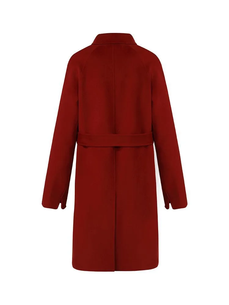 Tencel Wool Double-Faced Women Coat